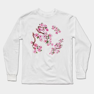 Sakura Branch art Long Sleeve T-Shirt